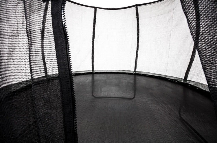 POHJOLAPULSE SPORTS LUXUS Trampoliini Ø 427cm Turvaverkolla MUSTA EDITION