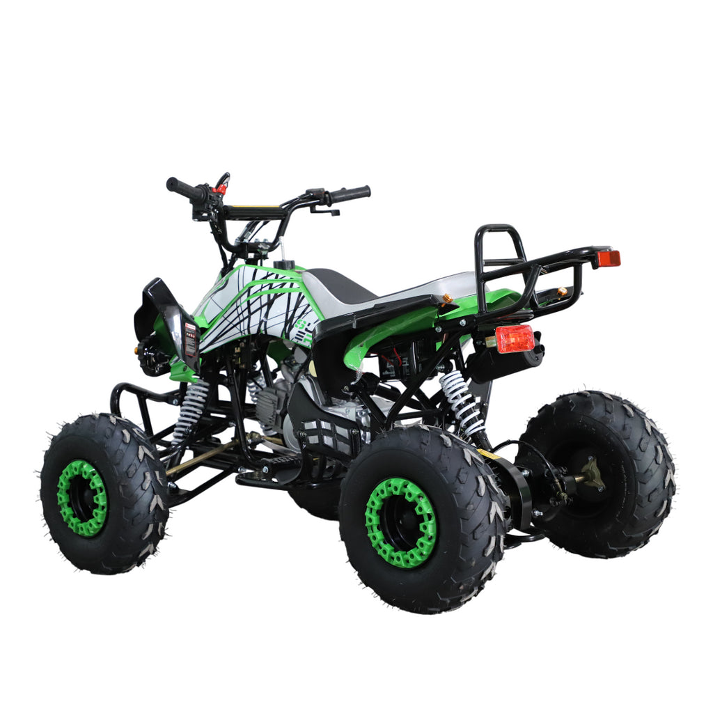 POHJOLA MOTORS Lasten Mönkijä 4-tahti, 110CC, Puoliautomaatti, Musta/Vihreä