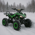 POHJOLA MOTORS Lasten Mönkijä 4-tahti, 110CC, Puoliautomaatti, Musta/Vihreä