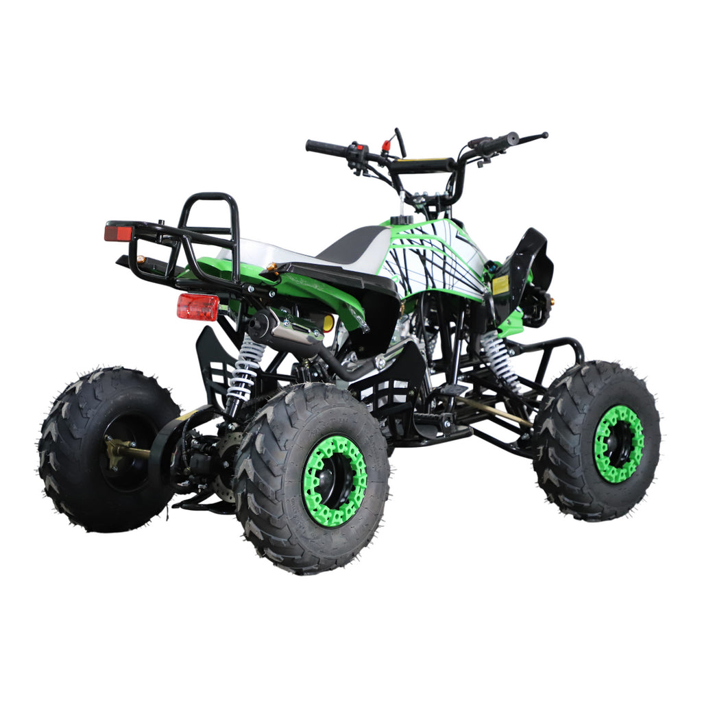 POHJOLA MOTORS Lasten Mönkijä 4-tahti, 110CC, Puoliautomaatti, Musta/Vihreä