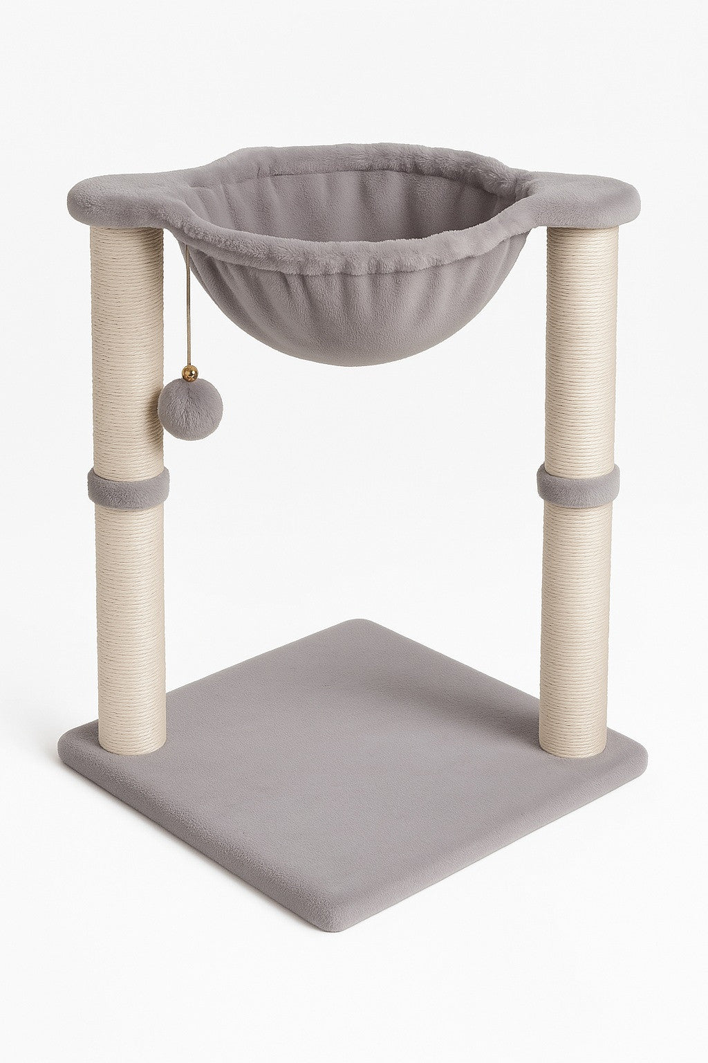 POHJOLAN LEMMIKKITARVIKE Kissan kiipeily-/raapimispuu 50 cm, vaalean harmaa