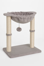 POHJOLAN LEMMIKKITARVIKE Kissan kiipeily-/raapimispuu 50 cm, vaalean harmaa