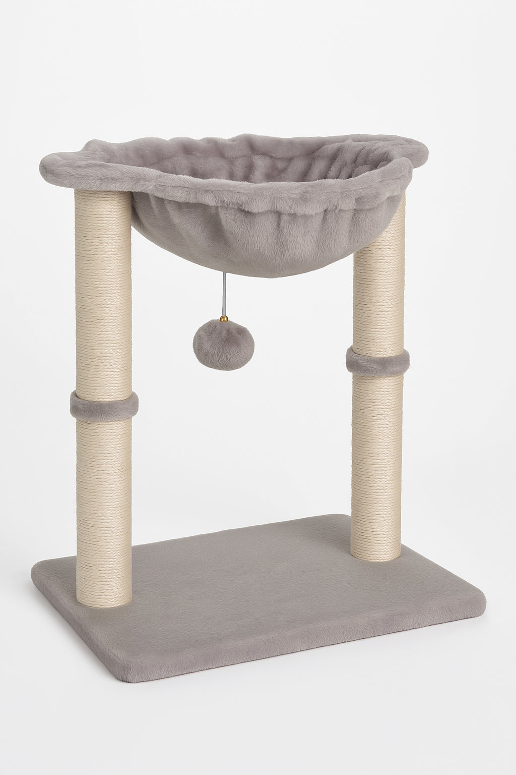 POHJOLAN LEMMIKKITARVIKE Kissan kiipeily-/raapimispuu 50 cm, vaalean harmaa