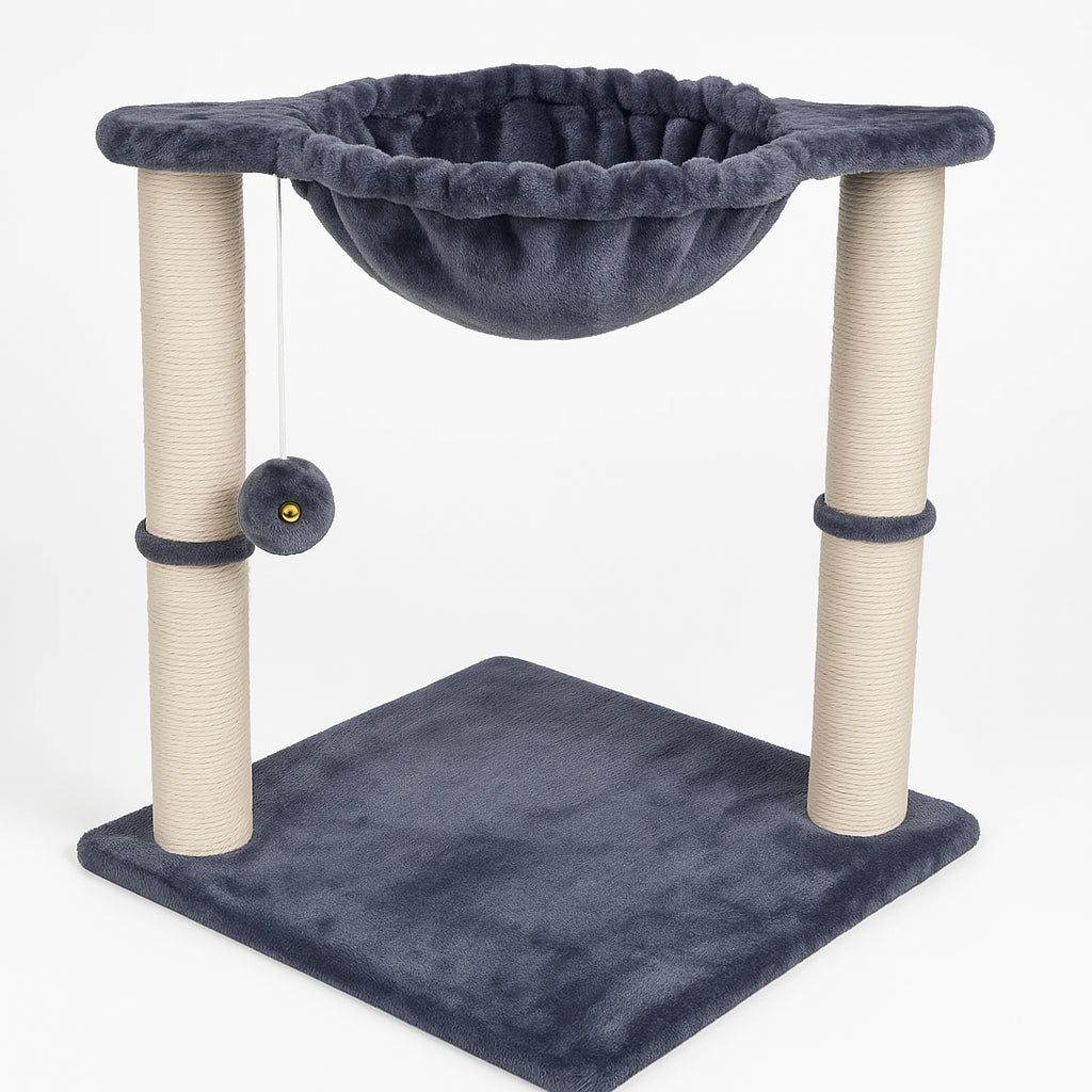 POHJOLAN LEMMIKKITARVIKE Kissan kiipeily-/raapimispuu 50 cm, tumman harmaa