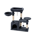 POHJOLAN LEMMIKKITARVIKE Kissan kiipeily-/raapimispuu 83 cm, tumman harmaa