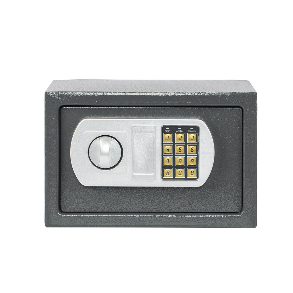 POHJOLA INDOOR Kassakaappi / Turvakaappi Digitaalilukolla, 31x20x20cm, Harmaa