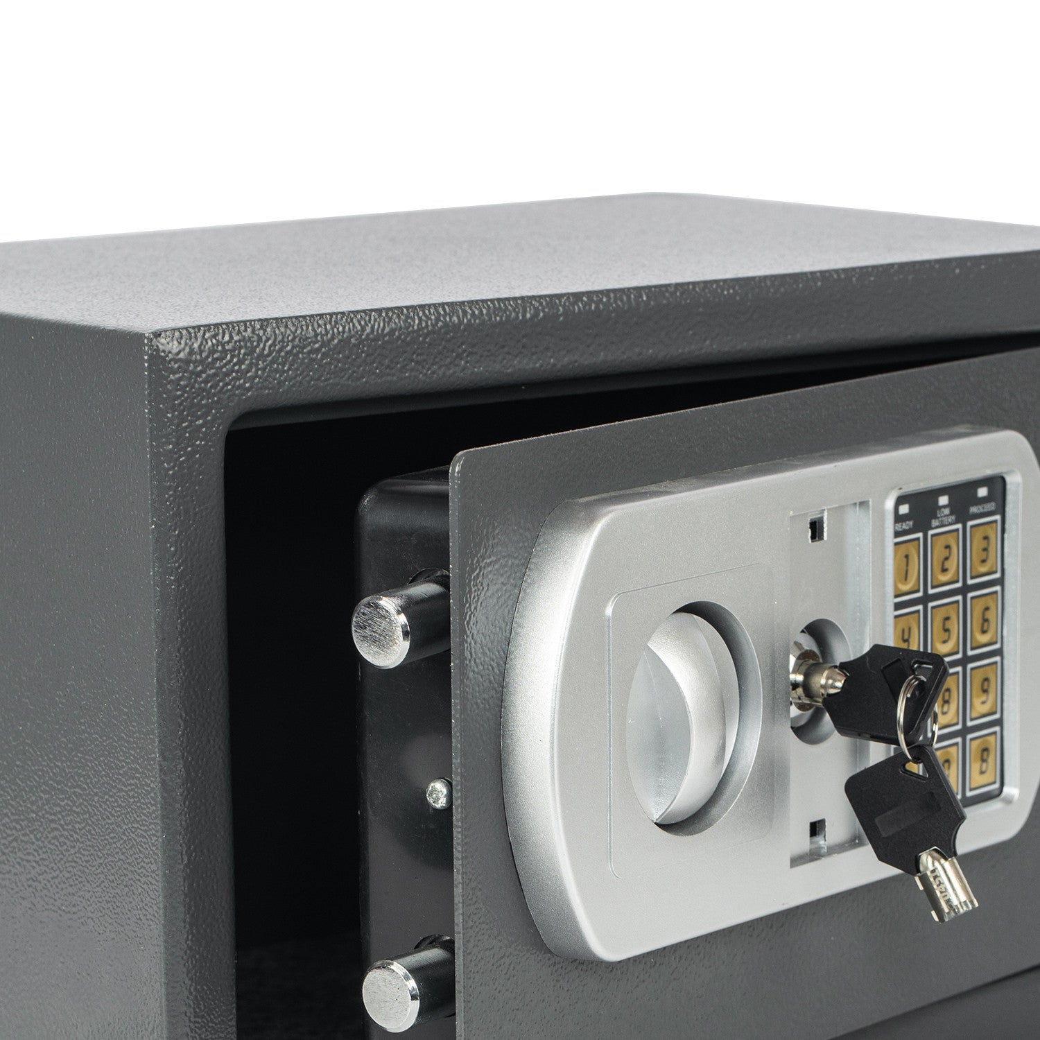 POHJOLA INDOOR Kassakaappi / Turvakaappi Digitaalilukolla, 31x20x20cm, Harmaa