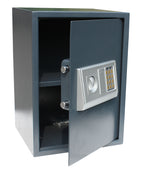 POHJOLA INDOOR Kassakaappi / Turvakaappi Digitaalilukolla, 50x35x30cm, Harmaa