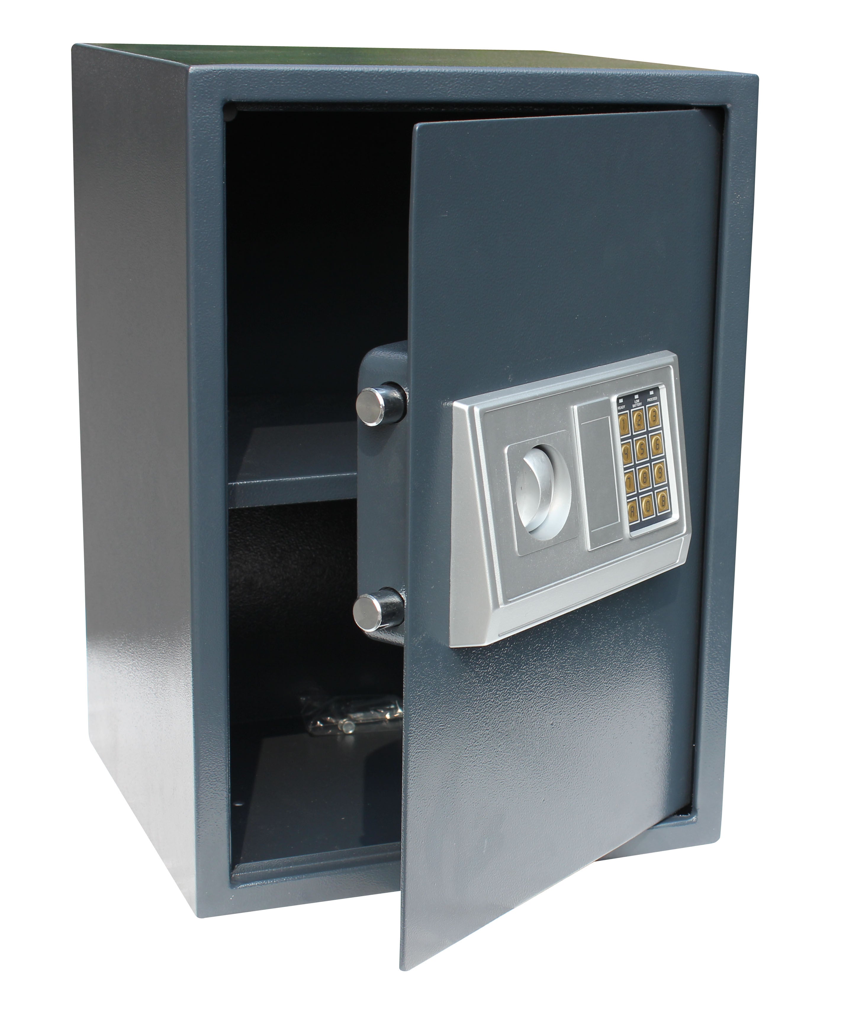 POHJOLA INDOOR Kassakaappi / Turvakaappi Digitaalilukolla, 50x35x30cm, Harmaa
