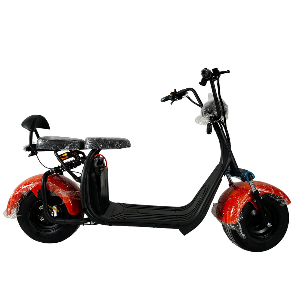 POHJOLA MOTORS Sähköskootteri City 1000W 12AH, Musta