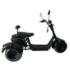 OUTLET! POHJOLA MOTORS Sähköskootteri Trike 60V20AH tehoakulla musta, asiakaspalautus/B-laatu, lue tarkempi tuotekuvaus!