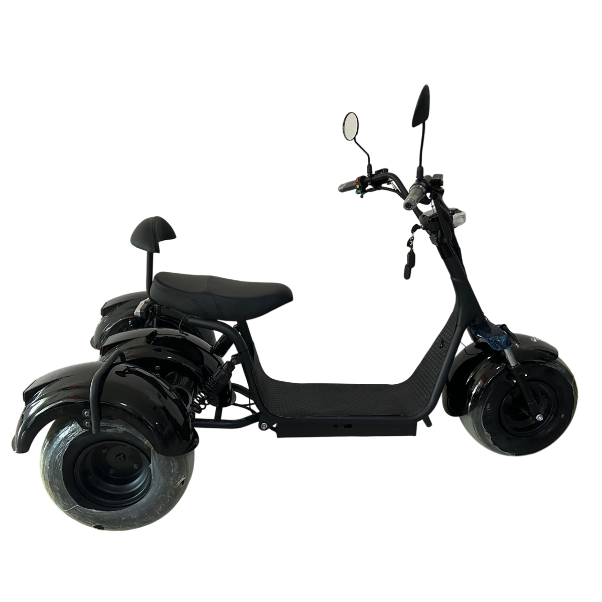 POHJOLA MOTORS Sähköskootteri Trike 60V20AH Tehoakulla Musta