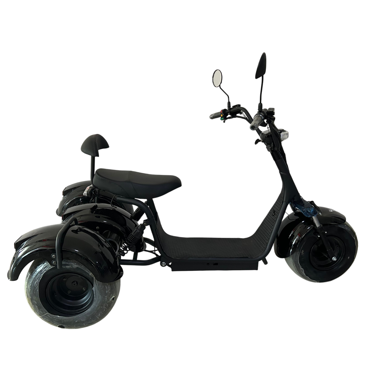 Pohjola Motors Sähköskootteri Trike 60V20AH Tehoakulla Musta