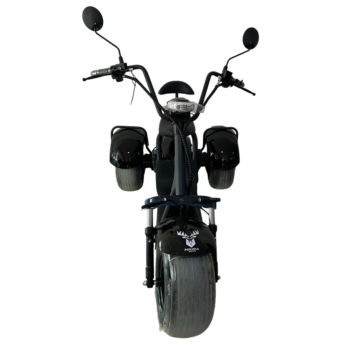 POHJOLA MOTORS Sähköskootteri Trike 60V20AH Tehoakulla Musta