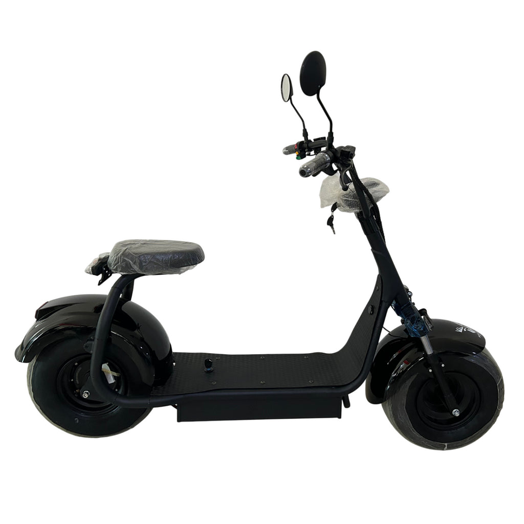 POHJOLA MOTORS Sähköskootteri Turbo 2000W, 25km/h, 20AH Tehoakulla, Musta