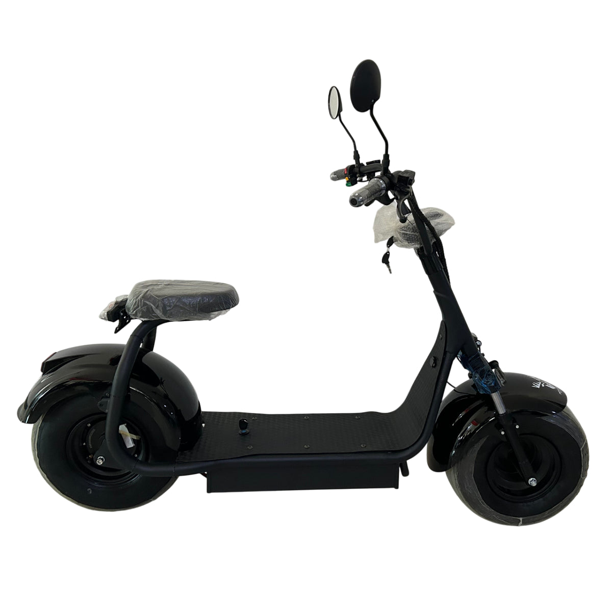 POHJOLA MOTORS Sähköskootteri Turbo 2000W, 25km/h, 20AH Tehoakulla, Musta