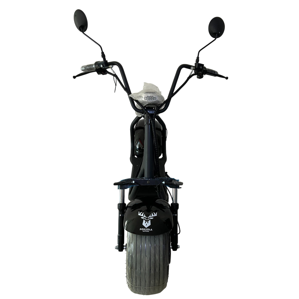 POHJOLA MOTORS Sähköskootteri Turbo 2000W, 25km/h, 20AH Tehoakulla, Musta