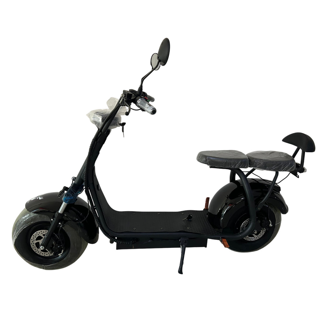 POHJOLA MOTORS Sähköskootteri Turbo 2000W, 25km/h, 20AH Tehoakulla, Musta