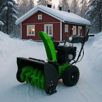 Lumilinko 7,8 kW / 375 cc – 77 cm työleveys, kaksivaiheinen, sähköstartti