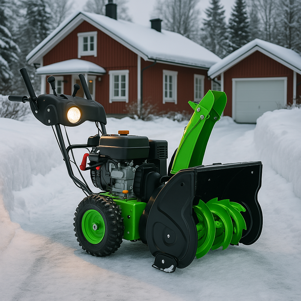 Snöslunga 4,8 kW / 212 cc – elstart, tvåstegs, 62 cm arbetsbredd