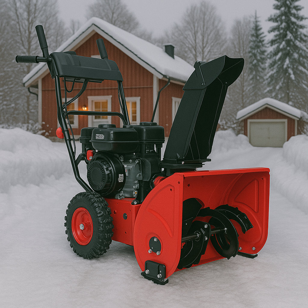 POHJOLA MOTORS Vetävä Lumilinko PM600 Kotiin 4,3kW / 196cc, 10"