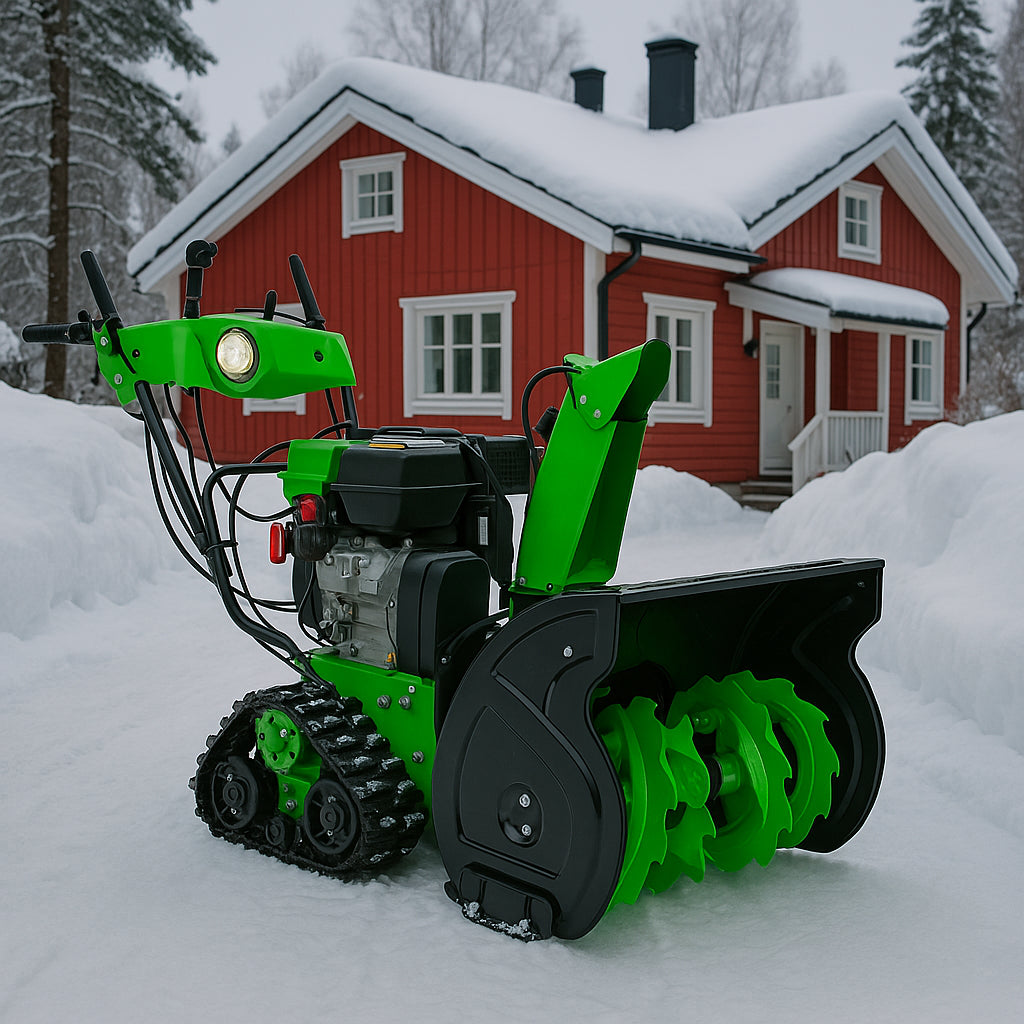 POHJOLA MOTORS Lumilinko telaveto 15HV / 11kW 420cc, Powersteering, sähköstartti, kaksivaiheinen