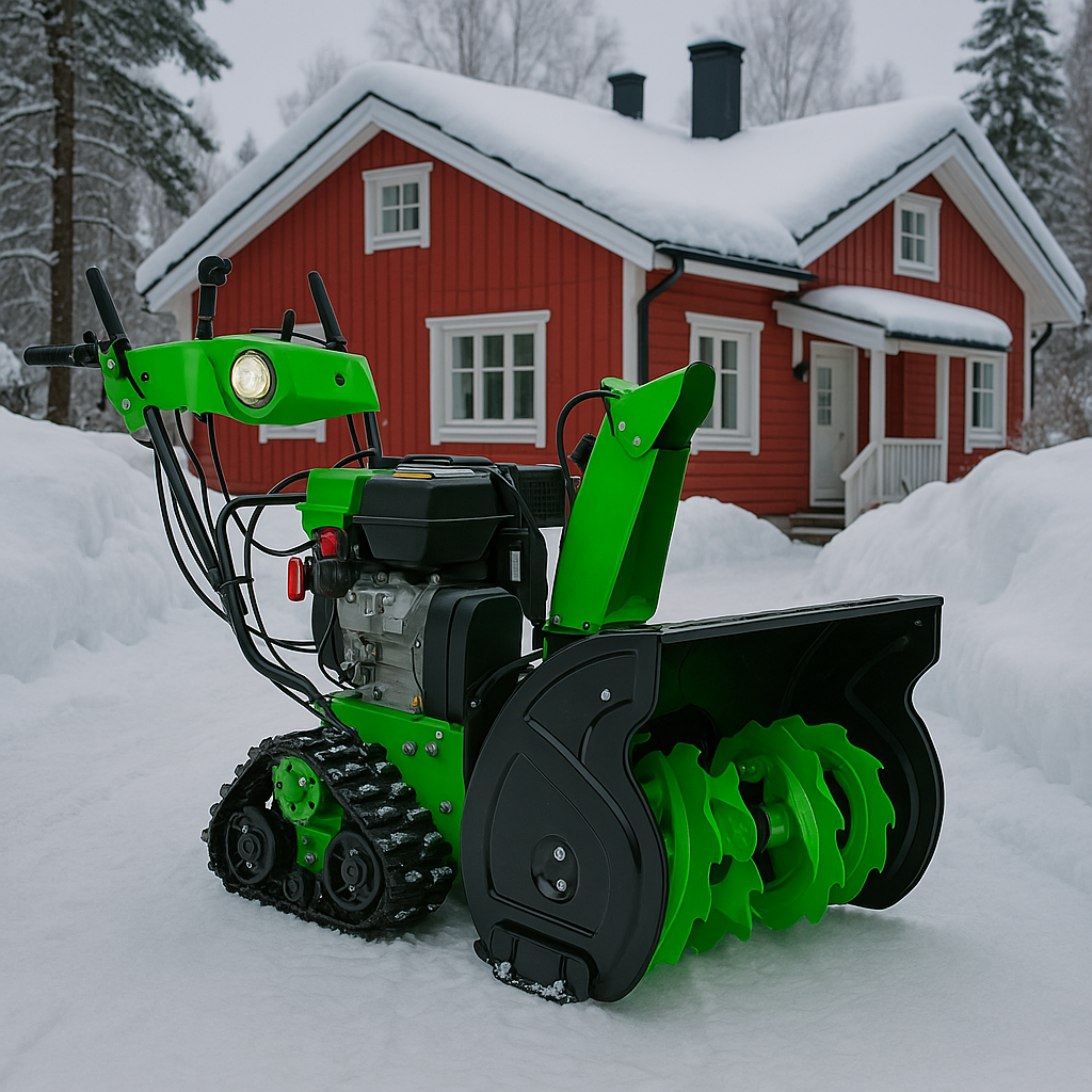 Snöslunga 15 HV / 420 cc – banddrift, 85 cm arbetsbredd, elstart