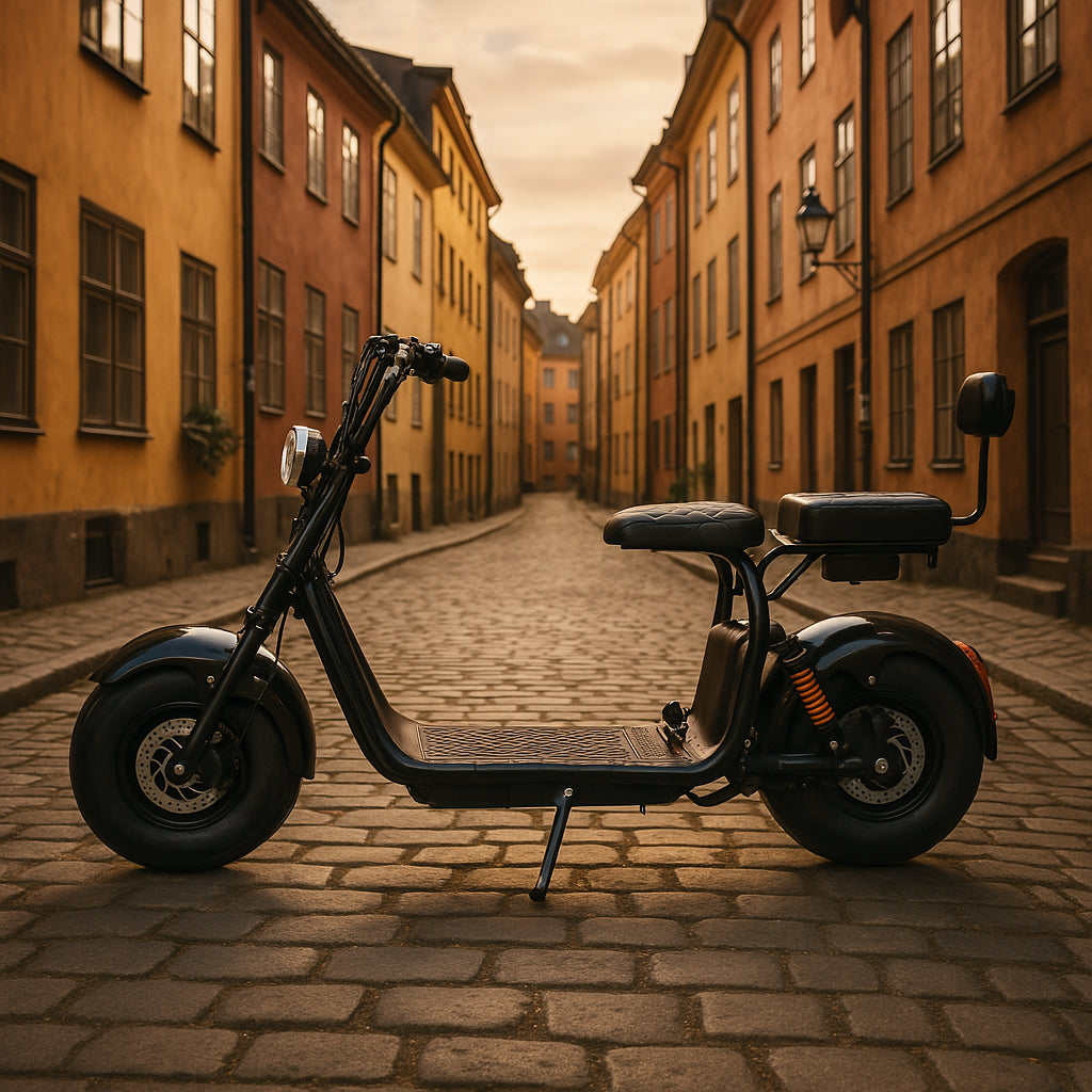 POHJOLA MOTORS Sähköskootteri DUO 60V12AH Musta