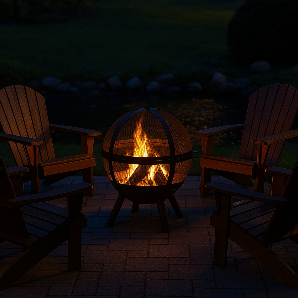 POHJOLA GARDEN Ulkotulisija Kannella 79,5 x 79,6 x 89,5 cm, musta