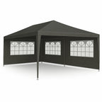 POHJOLA GARDEN Juhlateltta / Paviljonki irrotettavilla sivuilla 3x6m PE, harmaa