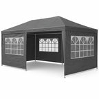 POHJOLA GARDEN Juhlateltta / Paviljonki irrotettavilla sivuilla 3x6m PE, harmaa