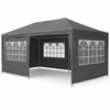Lund & Leaf Party Tält/Paviljong med avtagbara sidor 3x6m PE, grå