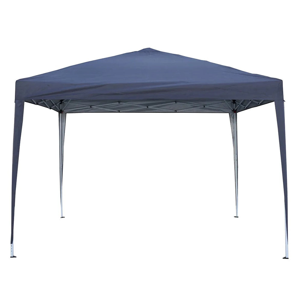 POHJOLA GARDEN POP-UP Juhlateltta Irrotettavilla Sivuseinillä, 3 x 3 m, Antrasiitti