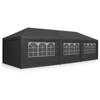 POHJOLA GARDEN Juhlateltta / Paviljonki irrotettavilla sivuilla 3x9m PE, harmaa