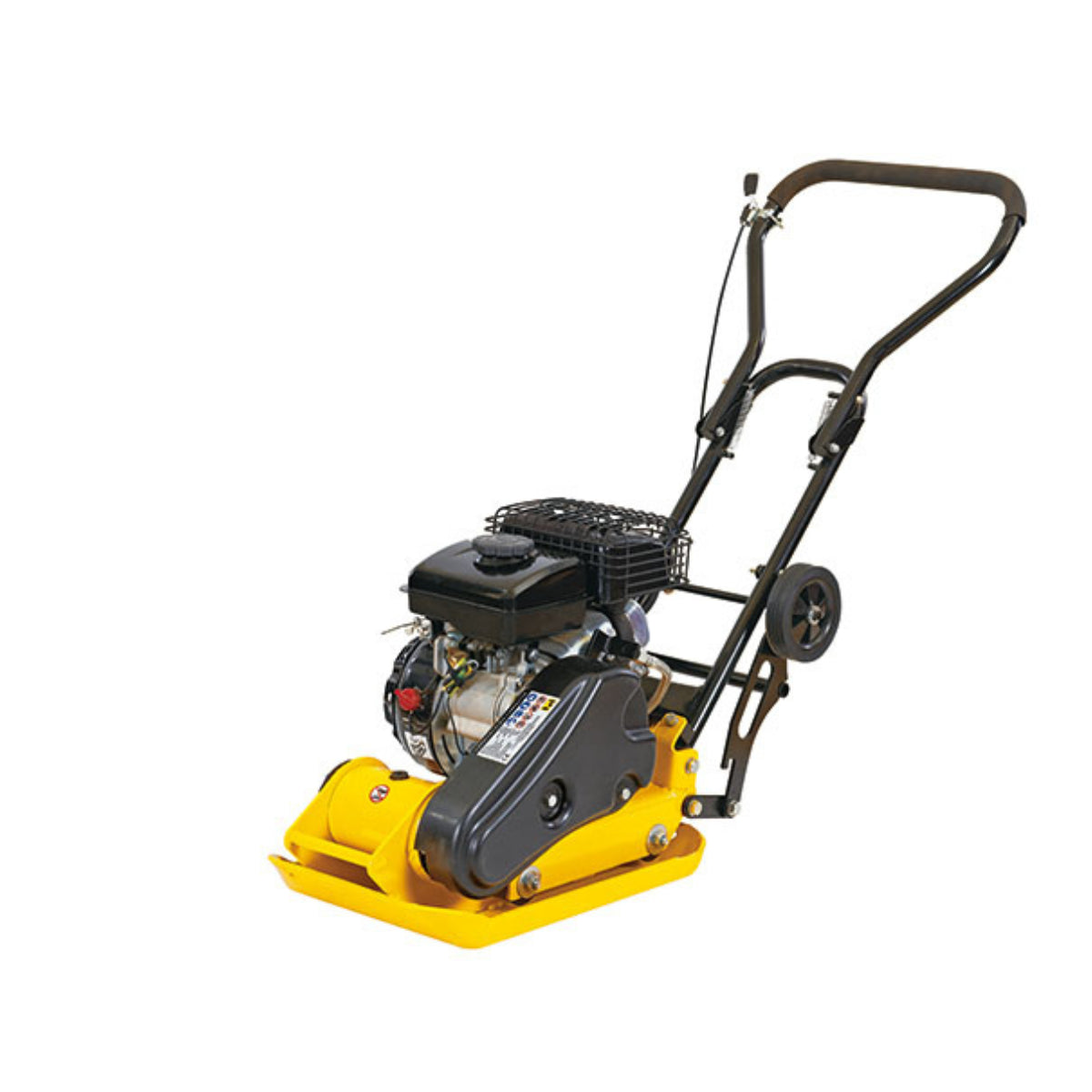 POHJOLA MOTORS Maantiivistäjä 50kg, 79cc 4-tahti Moottori, Keltainen