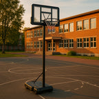 POHJOLAN URHEILUTARVIKE Koripalloteline 1,35-3,05m Musta