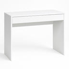 Pohjola Indoor Moderni Meikkipöytä / Työpöytä Leveällä Laatikolla, 91 x 35 x 76 cm, Valkoinen