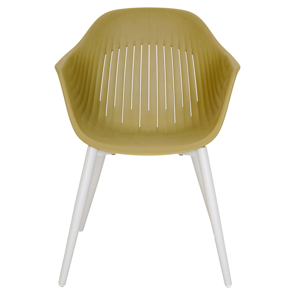 BALLENA puutarhatuolisetti 4kpl, kierrätysmuovi, oliivinvihreä