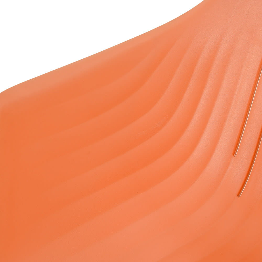 BALLENA trädgårdsstolsats, 4 st, återvunnen plast, orange