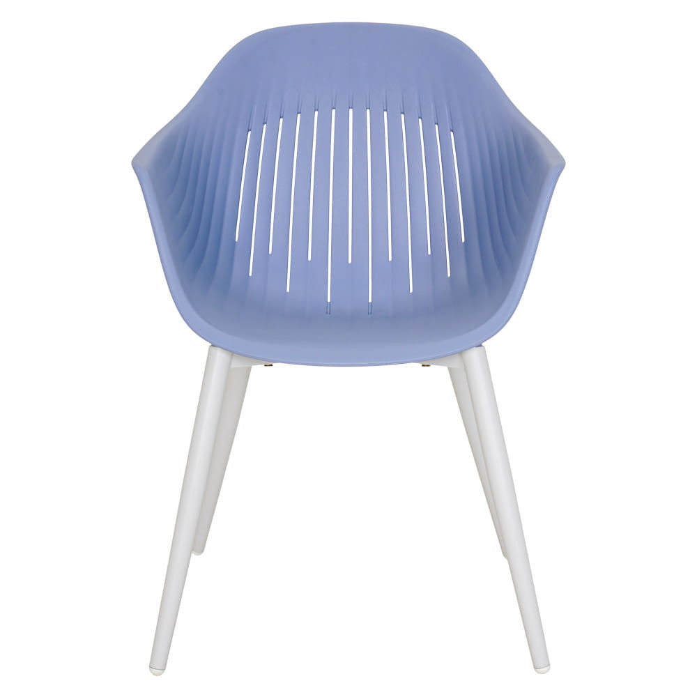 BALLENA puutarhatuolisetti 4kpl, kierrätysmuovi, sininen