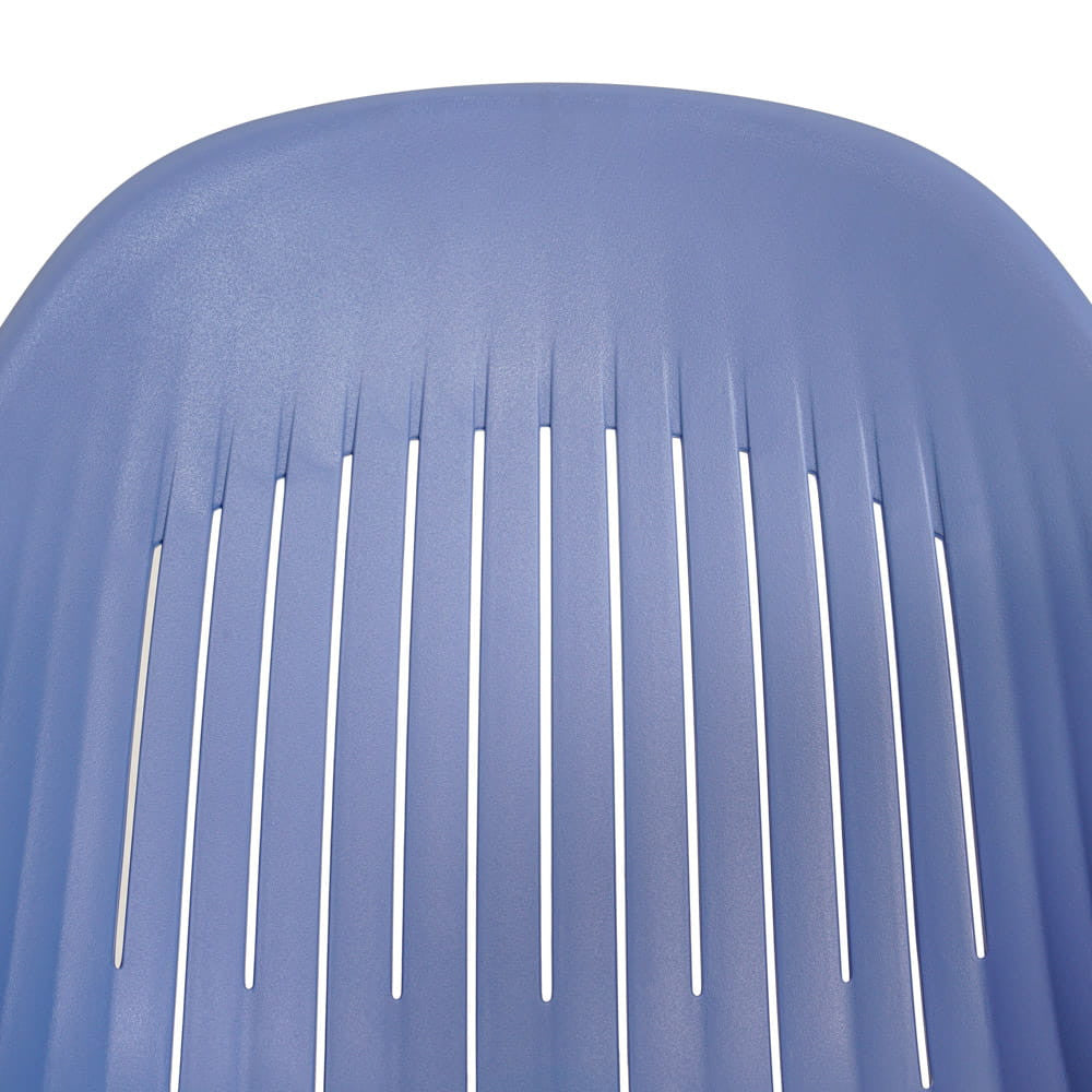 BALLENA puutarhatuolisetti 4kpl, kierrätysmuovi, sininen