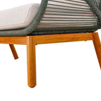 AURO ulkosohvaryhmä, kulmasohva + 2 nojatuolia + 2 pöytää, beige