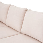 AURO ulkosohvaryhmä, kulmasohva + 2 nojatuolia + 2 pöytää, beige