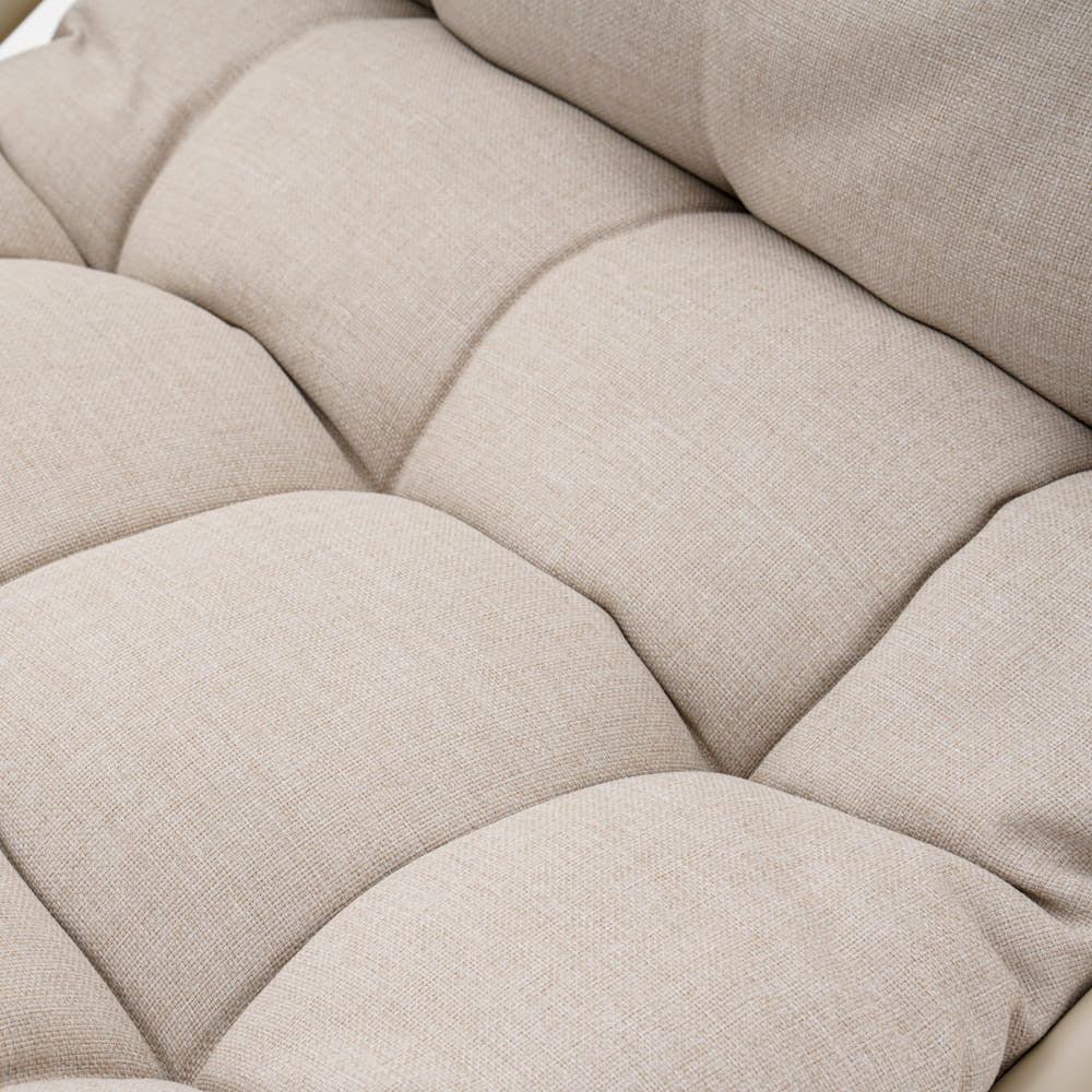 CLOUD oleskeluryhmä ulos, sohva, pöytä ja 2 tuolia, beige