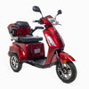 Kontio Motors Silverfox 2.0 Senior Scooter, Metallic Red