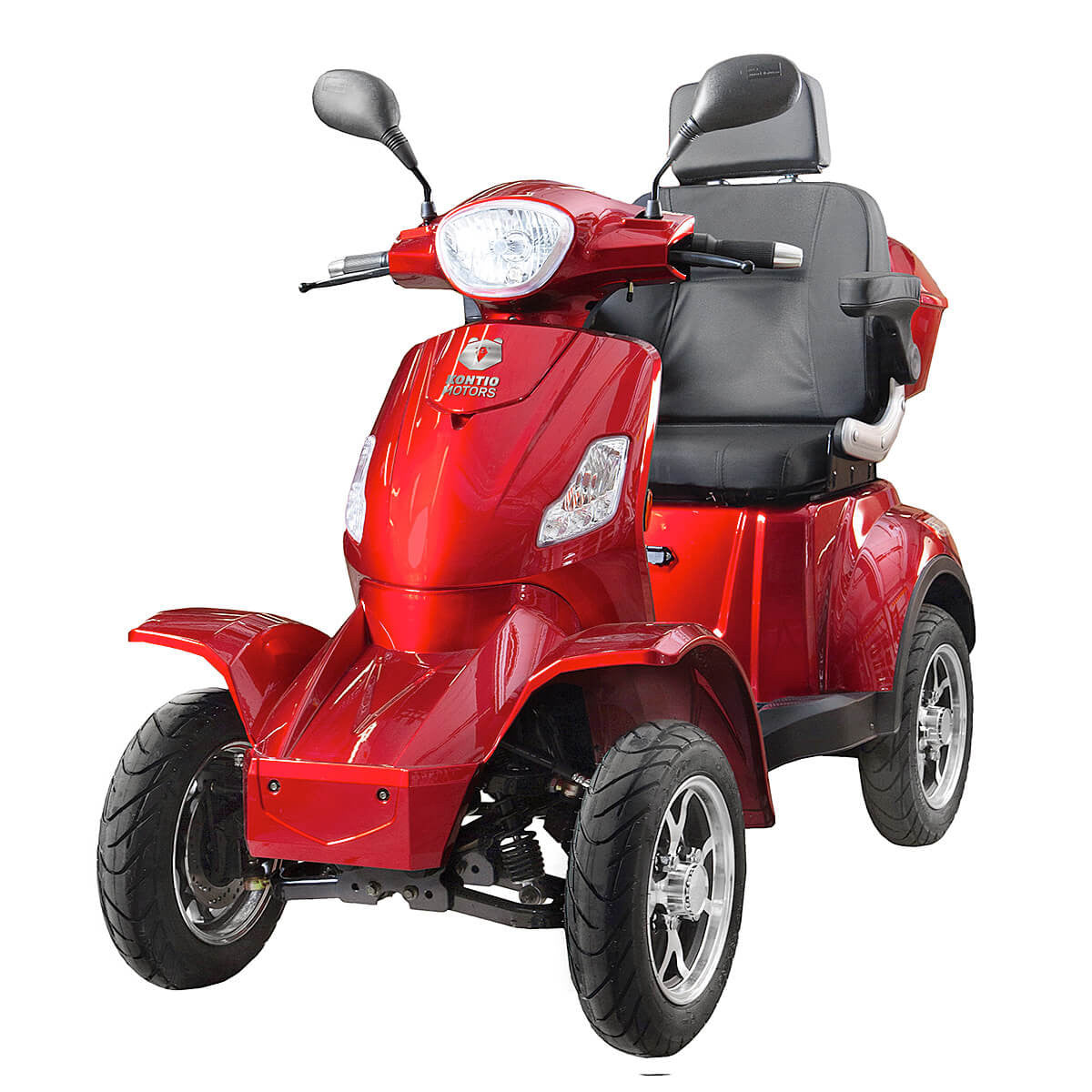 Kontio Motors Silverfox Four 2.0, metallic red 1.2kWh litium akku ja 2A laturi