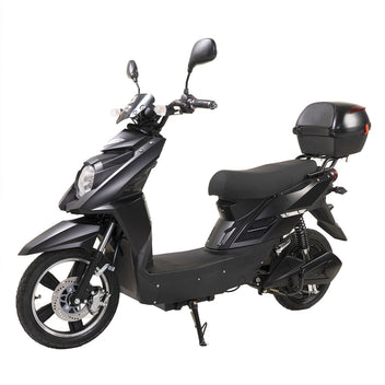 Kontio Motors e-Scooter 2.0 600W, 1.0kWh Lyijyakulla, Musta