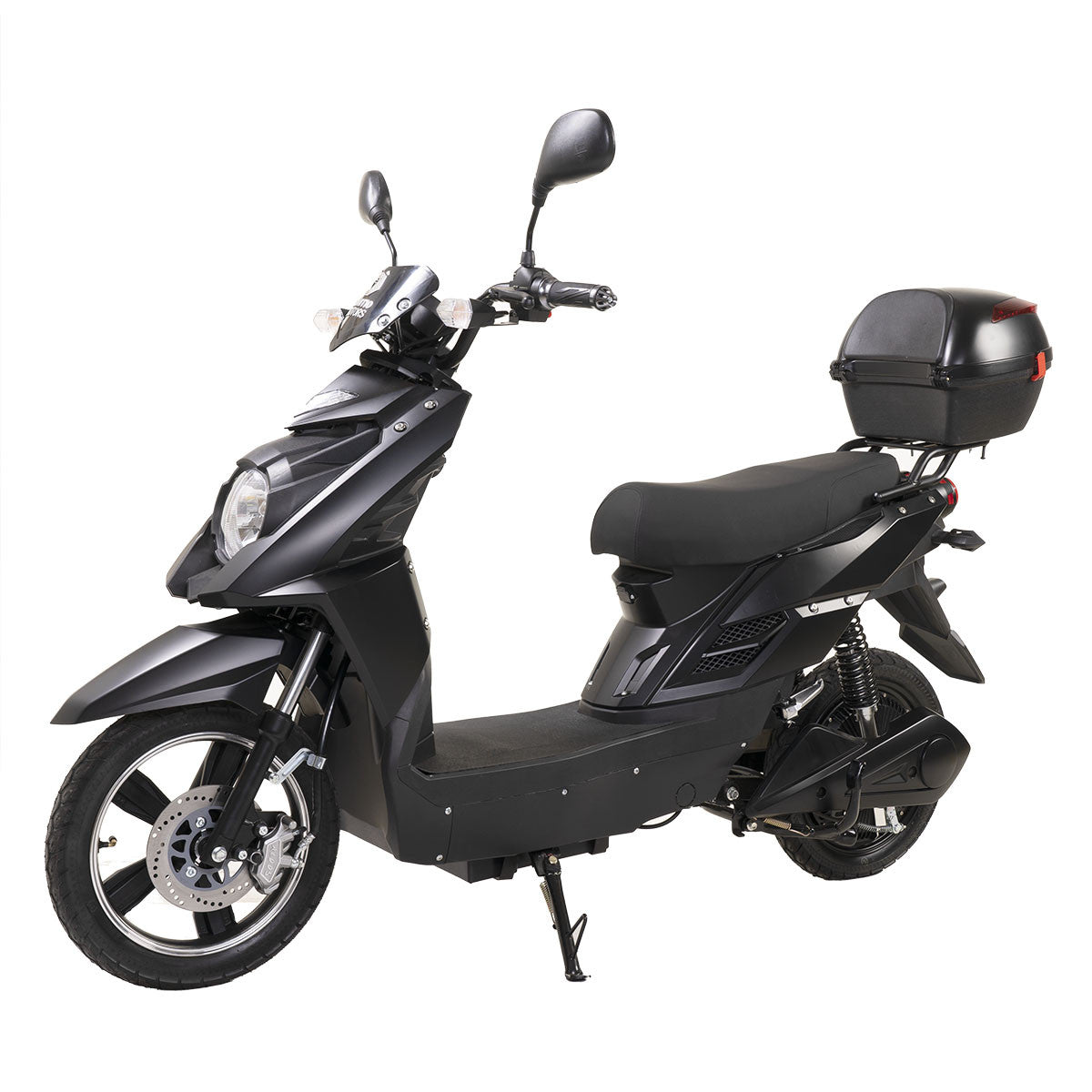 Kontio Motors e-Scooter 2.0 600W, 1.0kWh Lyijyakulla, Musta