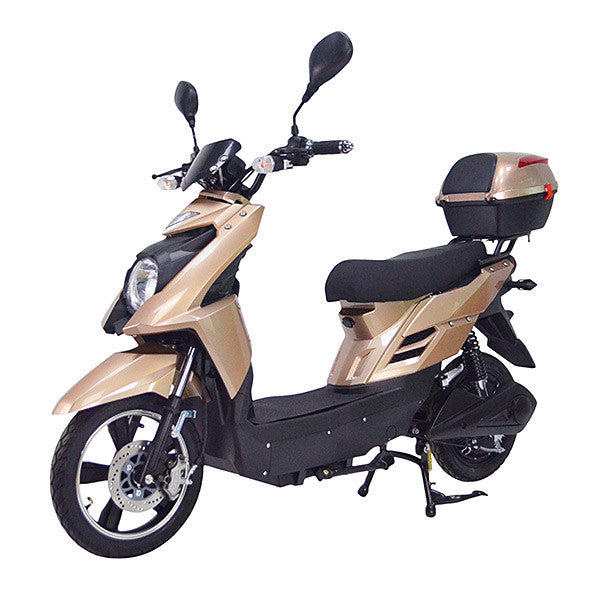 Kontio Motors e-Scooter 2.0 600W, 1.4kWh litium akku ja 3A Laturi, Kulta