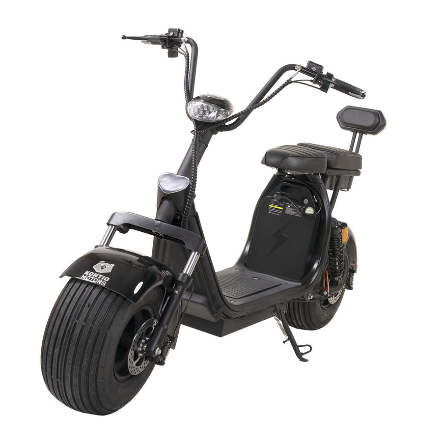 Kontio Kruiser Long Range 1000W, Kaksi 0,7kWh Lithium Akkua, Musta
